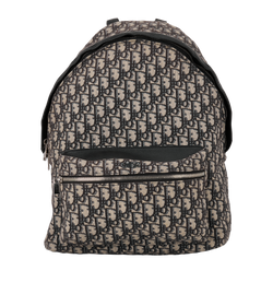 Rider Backpack, Canvas, Beige/Blue/Black, 21BO0280, 2*